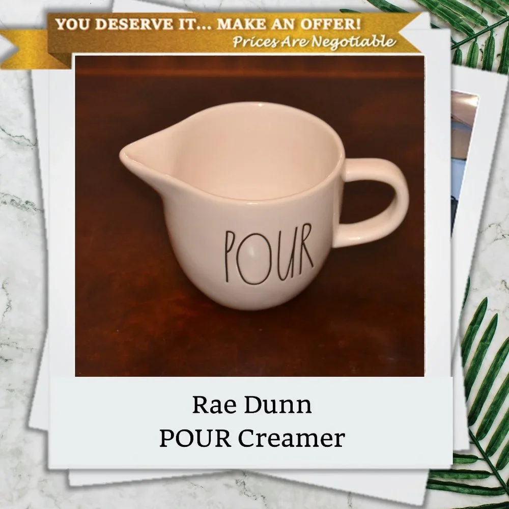 NEW Rae Dunn POUR Creamer - Picture 1 of 7